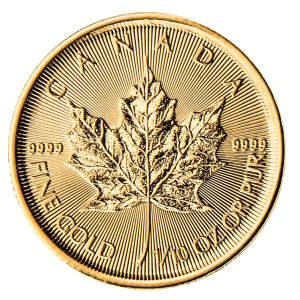 1/10 oz Canadian Gold Maple Leaf Coin