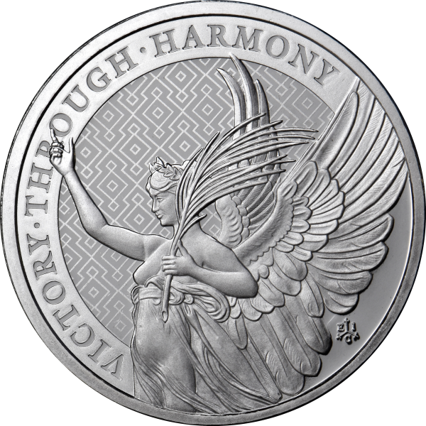 2021 1 oz Silver St Helena Victory Coin