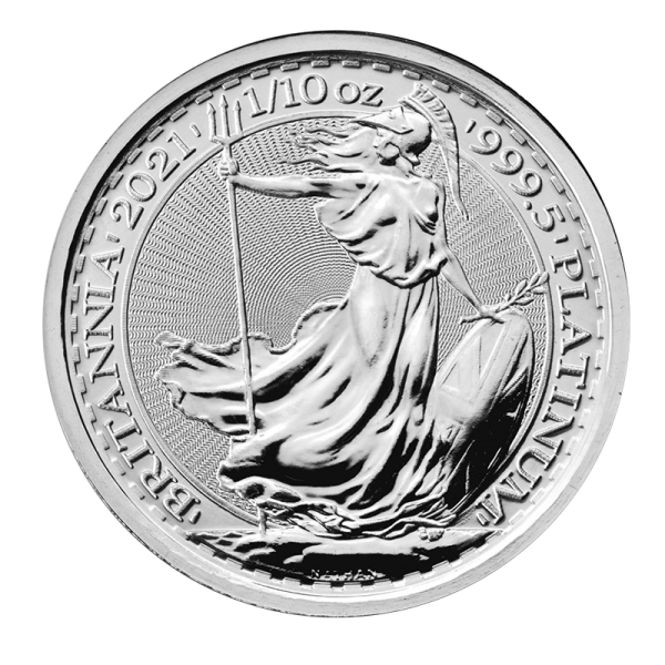 2022 1/10 oz Great Britain Platinum Britannia