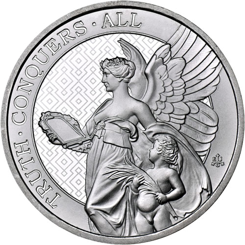 1 oz Silver Coin St Helena Truth