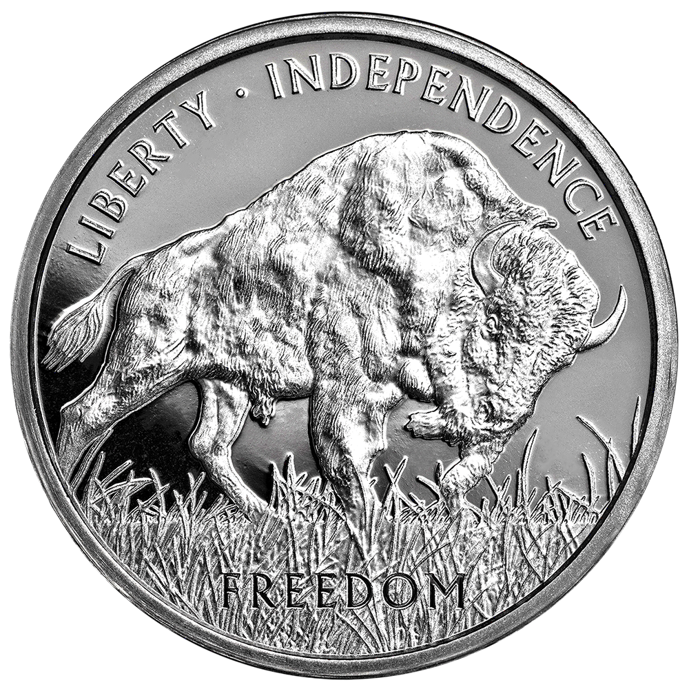 PAMP 1 oz Silver Round Silver Buffalo