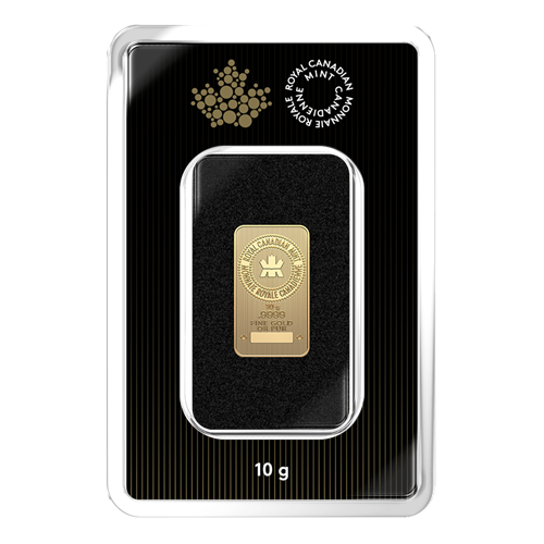 10 gram Gold Royal Canadian Mint Bar
