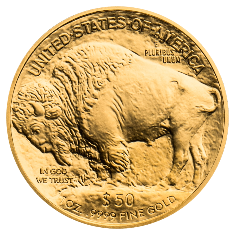 1 oz American Gold Buffalo Coin Border Gold
