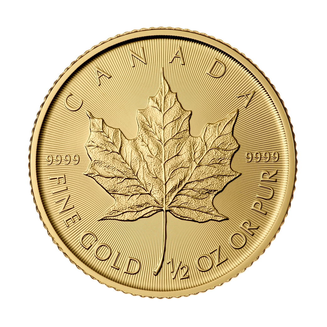 1/2 oz Canadian Gold Maple Leaf Coin