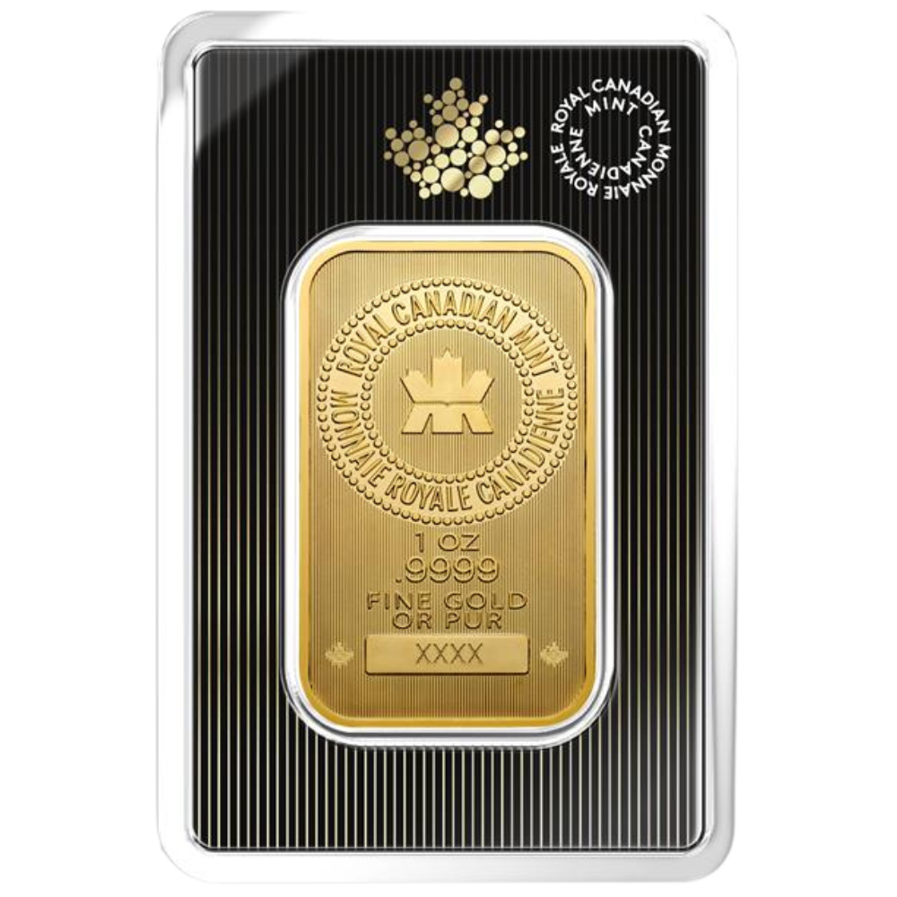 1 oz Gold Bar Royal Canadian Mint