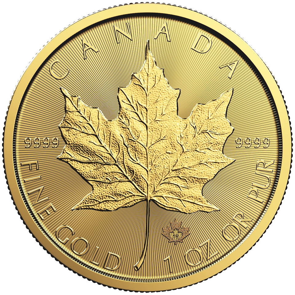 1 oz Gold Maple Leaf (Random Date)