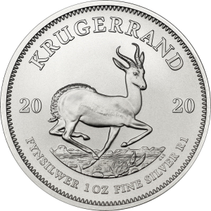 2020 1 oz South African Silver Krugerrand Coin