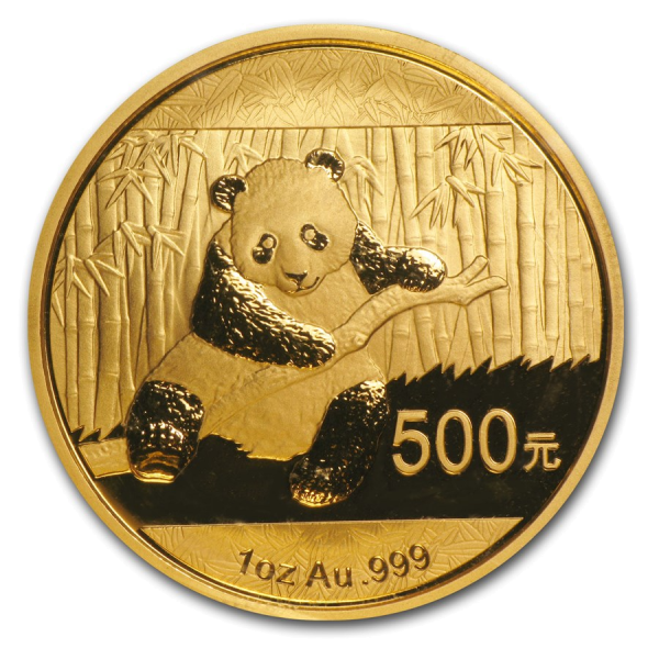 1 oz Gold Panda Coin (Random Year)
