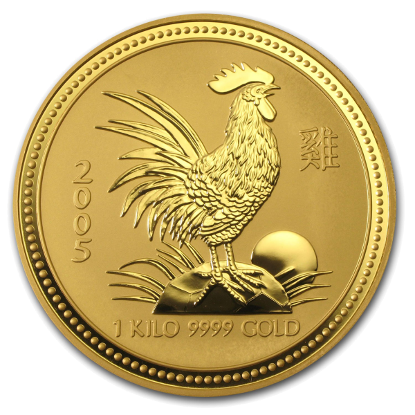 2005 1 Kilo Gold Coin Year of the Rooster