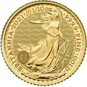 1/10 oz Gold Great Britain Gold Britannia 2021