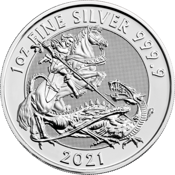 2021 1 oz Royal Mint Valiant Silver