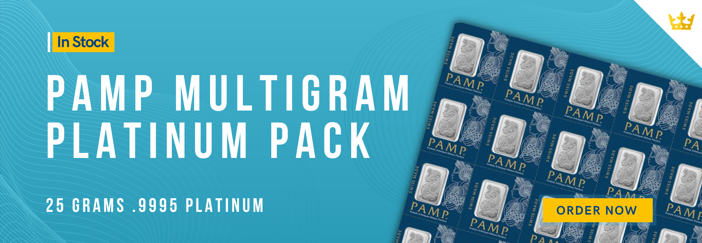 PAMP Multigram 25g platinum bar