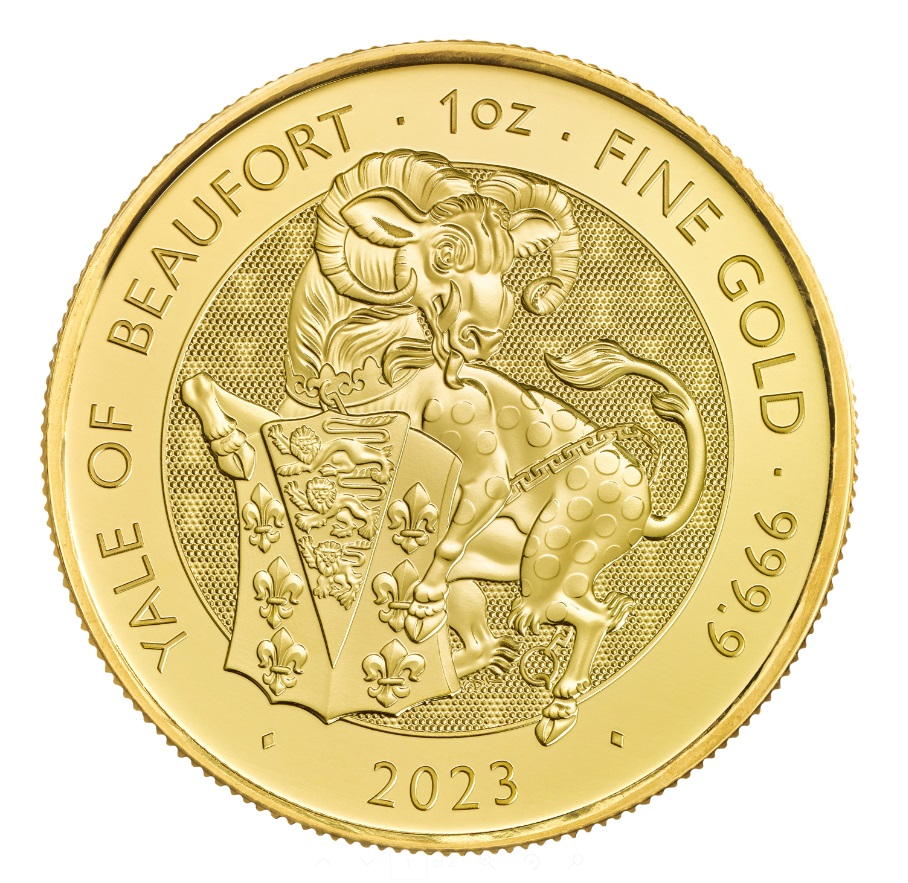2023 Tudor Beasts Yale 1 oz Gold Coin