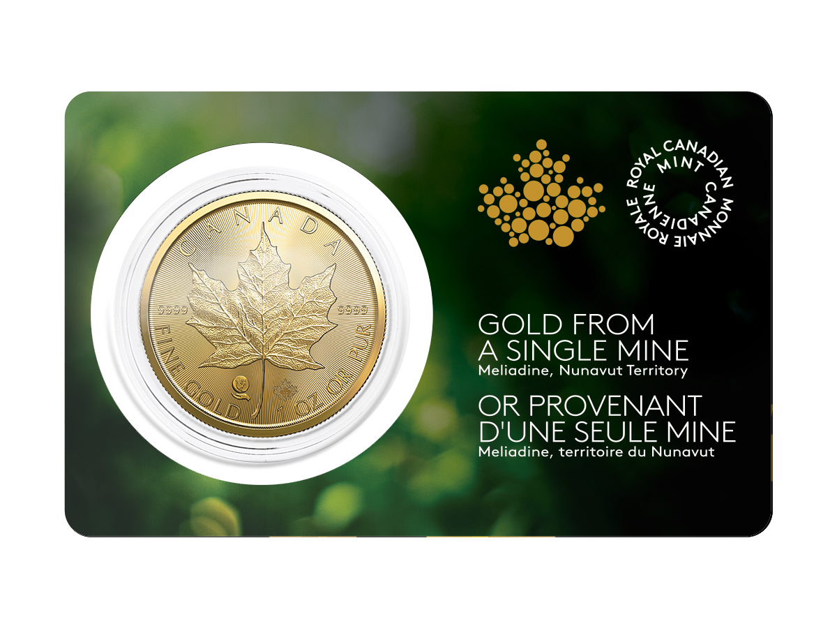 1 oz Gold Coin Gold Maple Leaf Single Source