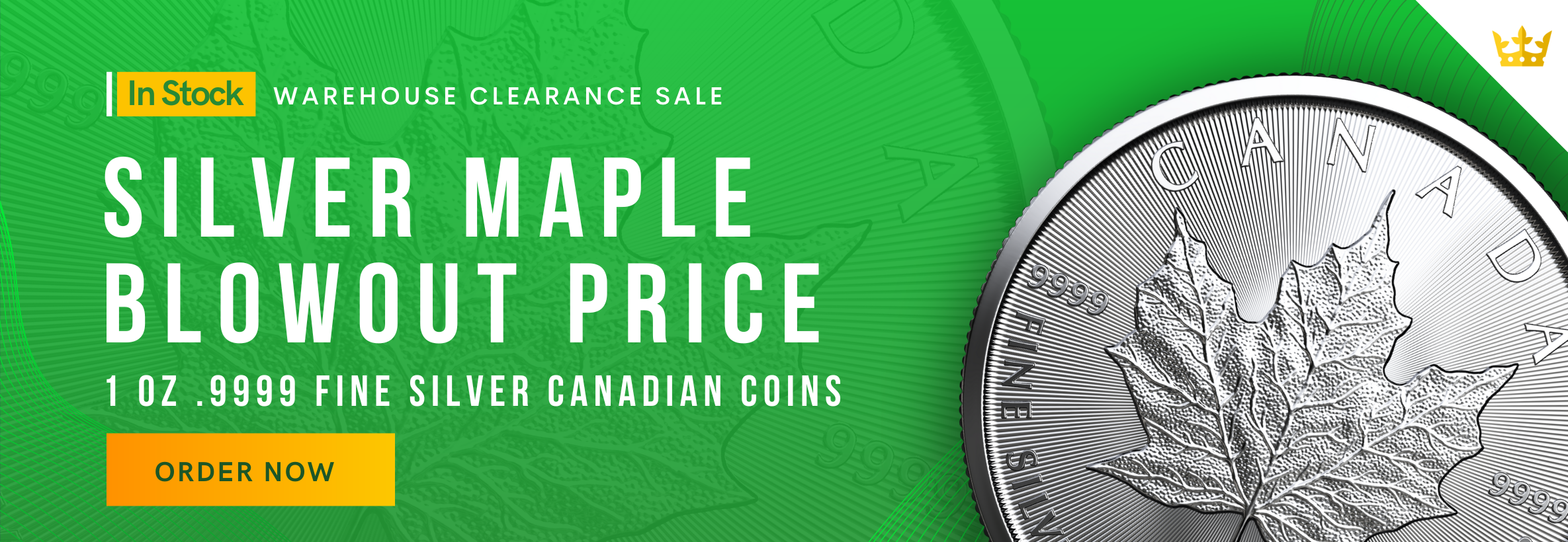 Silver Coin Maple Leaf Discount