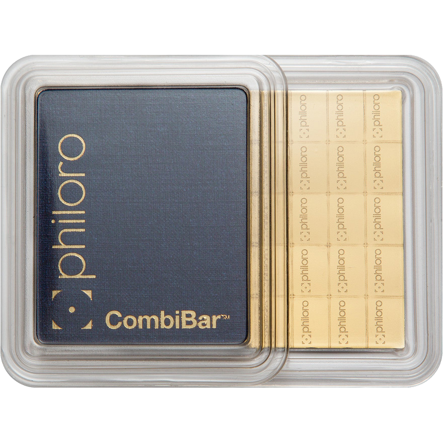 50g Gold Bar CombiBar