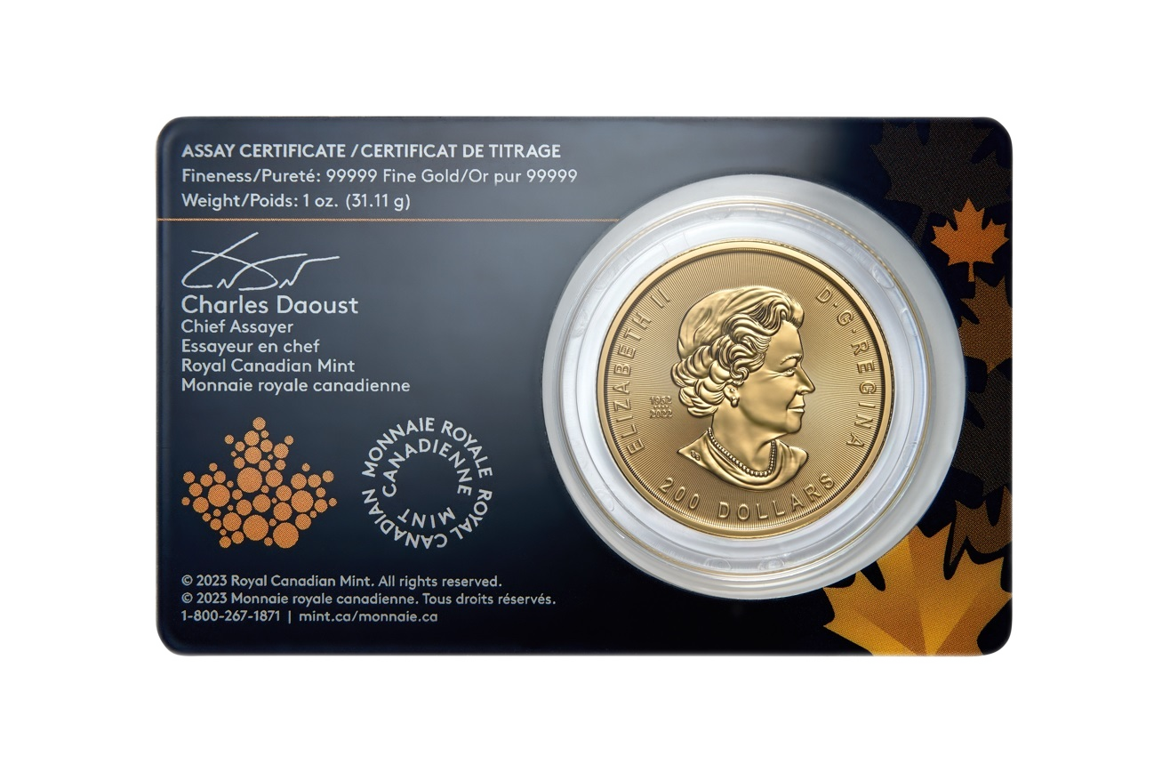 2023 Klondike Gold Rush Passage of Time 1 oz Gold Coin
